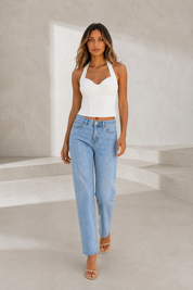 Crop top corset licou décolleté en cœur | Lounelle Paris