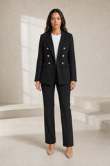 Tweed Double-Breasted Blazer