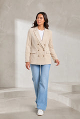 Longline Corduroy Blazer