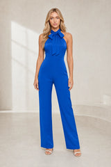 Sleeveless Bow Jumpsuit