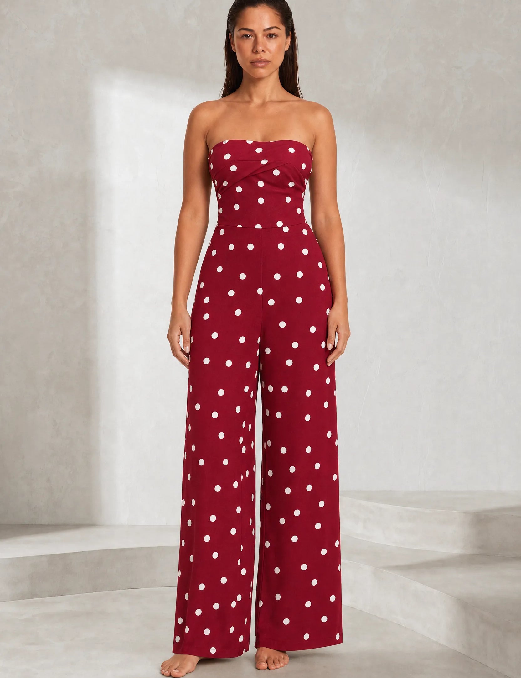 Combinaison bandeau à pois | Lounelle Paris