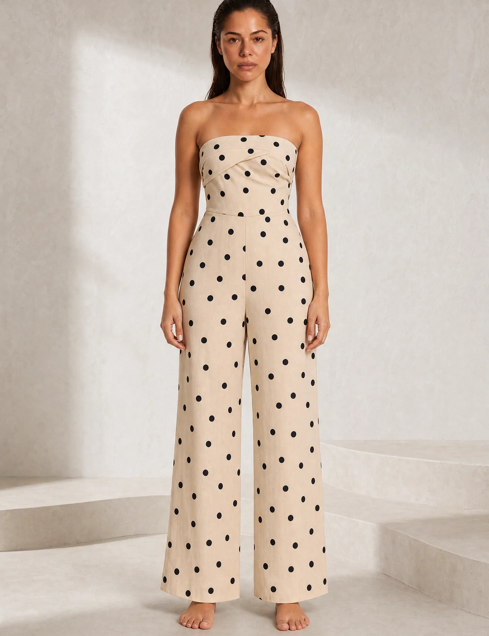 Combinaison bandeau à pois | Lounelle Paris