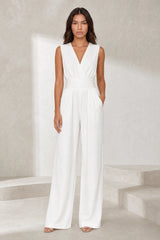 Flowy V-neck jumpsuit
