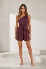 Bordeaux Off-Shoulder Jumpsuit