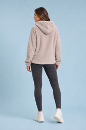 Sweat à capuche ample pelucheux | Vue de dos | Lounelle Paris