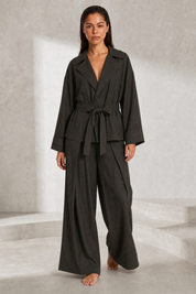 Ensemble trench pantalon ceinturé | Lounelle Paris