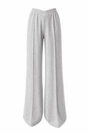 Pantalon large taille élastique en V | Lounelle Paris