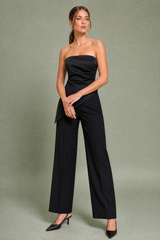 Asymmetric Ruched Bandeau Top