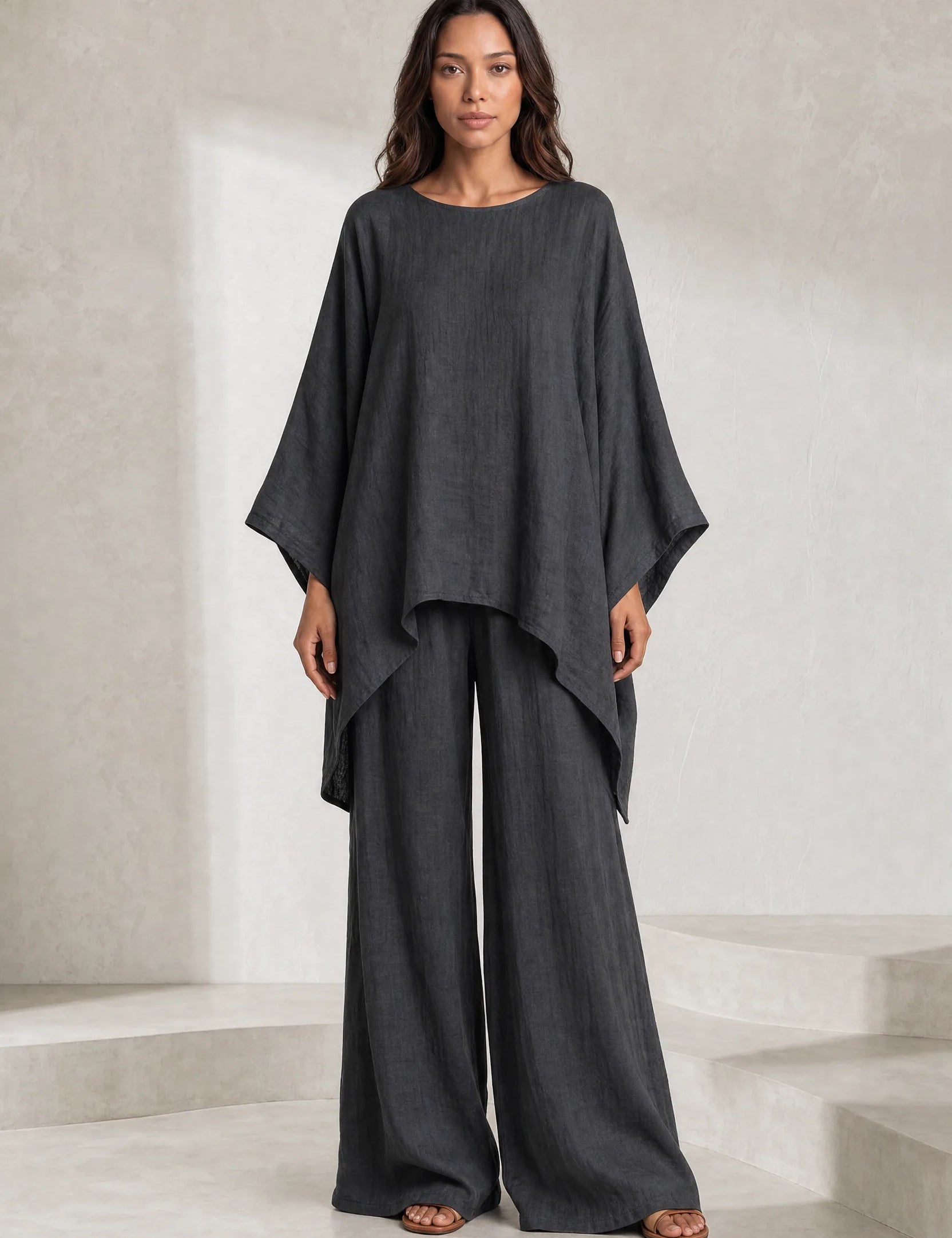 Ensemble ample col bateau | Lounelle Paris