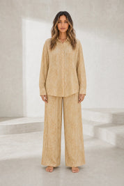 Ensemble ample motif jacquard | Lounelle Paris