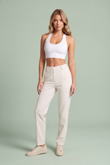 Form-fitting backless bralette