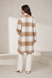 Manteau long à carreaux | Lounelle Paris