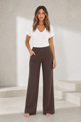 Flowing High-Waist Pants
