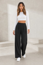 Pantalon large taille haute | Lounelle Paris