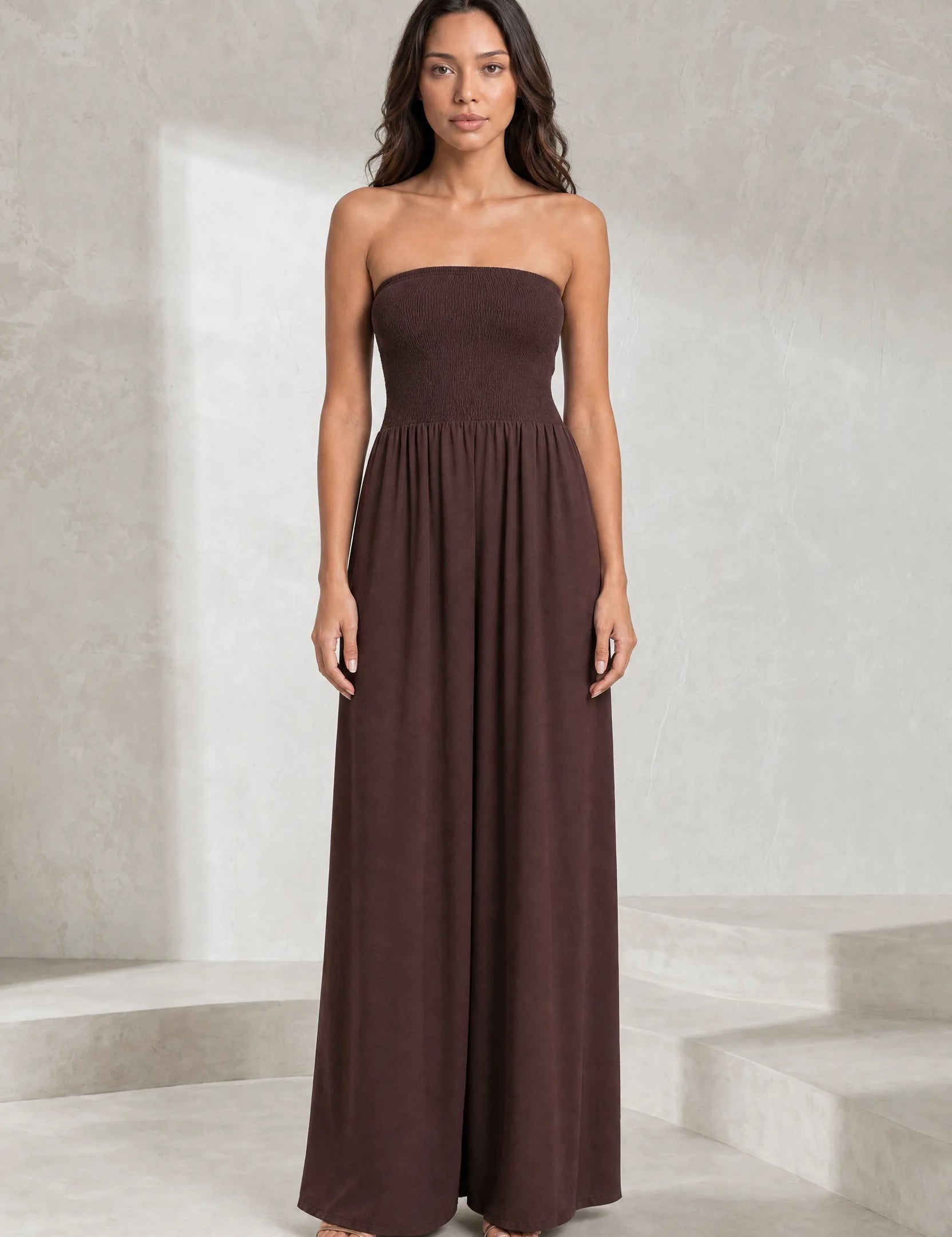 Robe bustier épaules dénudées | Lounelle Paris