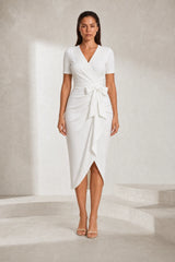 V-Neck Knot Dress