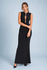 Cut-Out Bodycon Maxi Dress