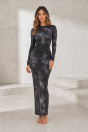 Robe longue moulante tie-dye | Lounelle Paris