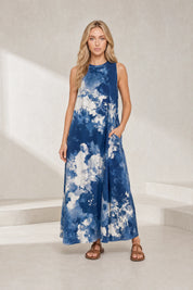 Robe longue tie-dye | Lounelle Paris