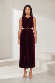 Robe velours sans manches | Lounelle Paris