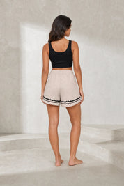 Short abricot ample taille haute | Lounelle Paris