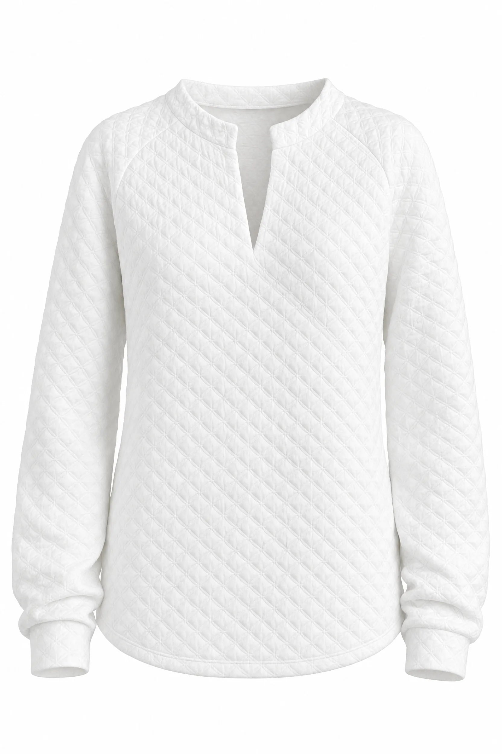 Sweat texturé col en V | Lounelle Paris