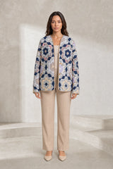 Reversible Quilted Printed Jacket