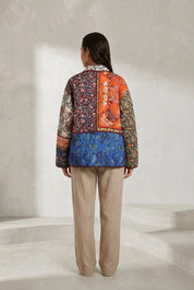 Veste matelassée patchwork coupe ample | Lounelle Paris